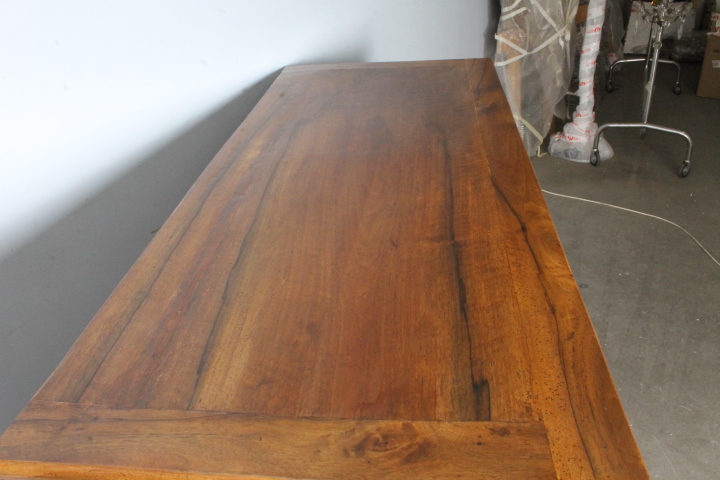 Antica credenza noce XIX sec cappuccina Biondo venata . Restaurata 130 x 55 , Altezza cm 106 - immagine 13