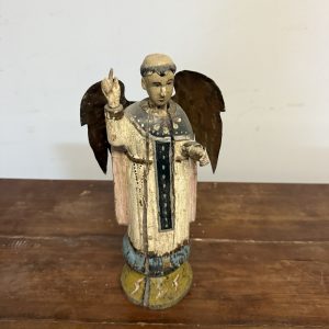 Antica scultura di San Vincenzo 1861, Spagna, 32x10cm