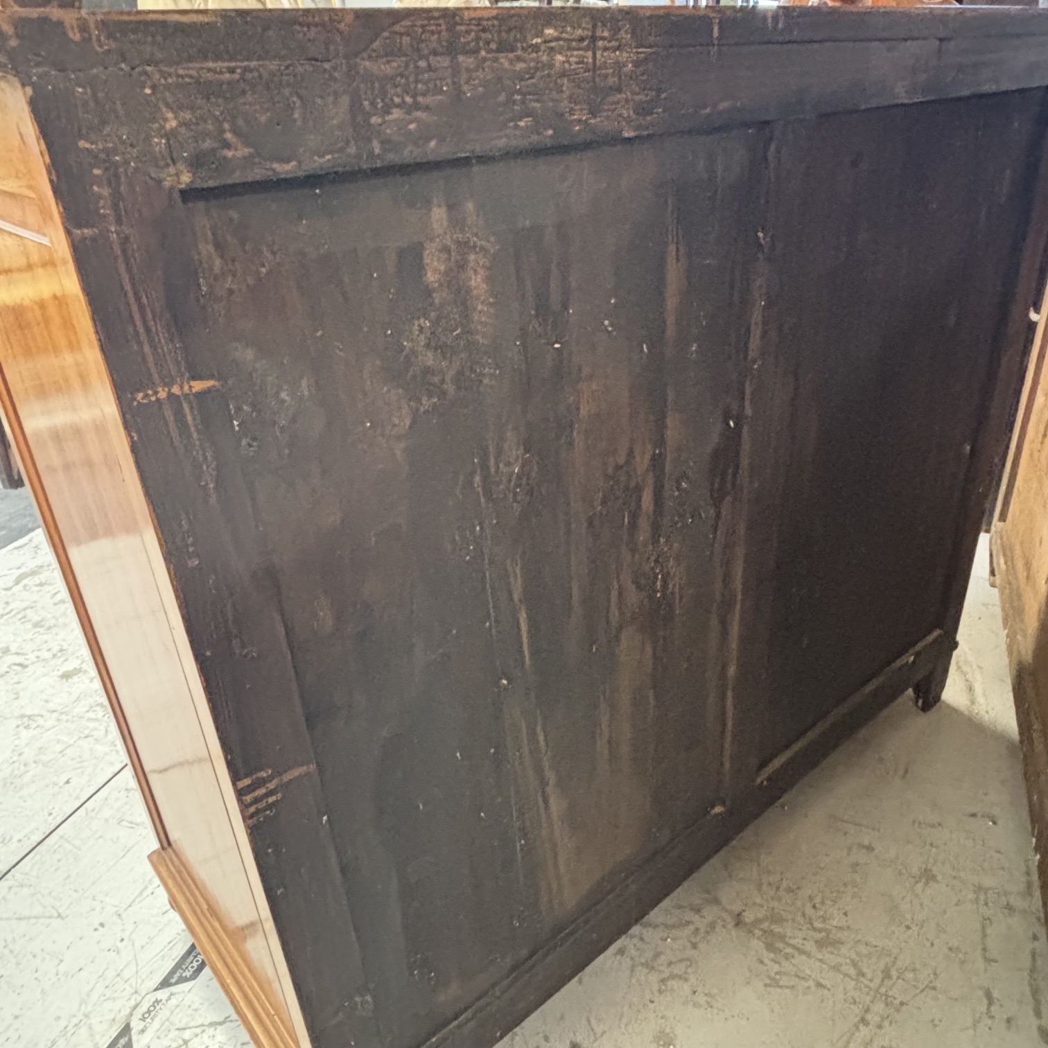 Antica credenza doppio corpo in ciliegio massello primi 800 toscana. Mis H 220 L 122 prof 50,50 - immagine 24