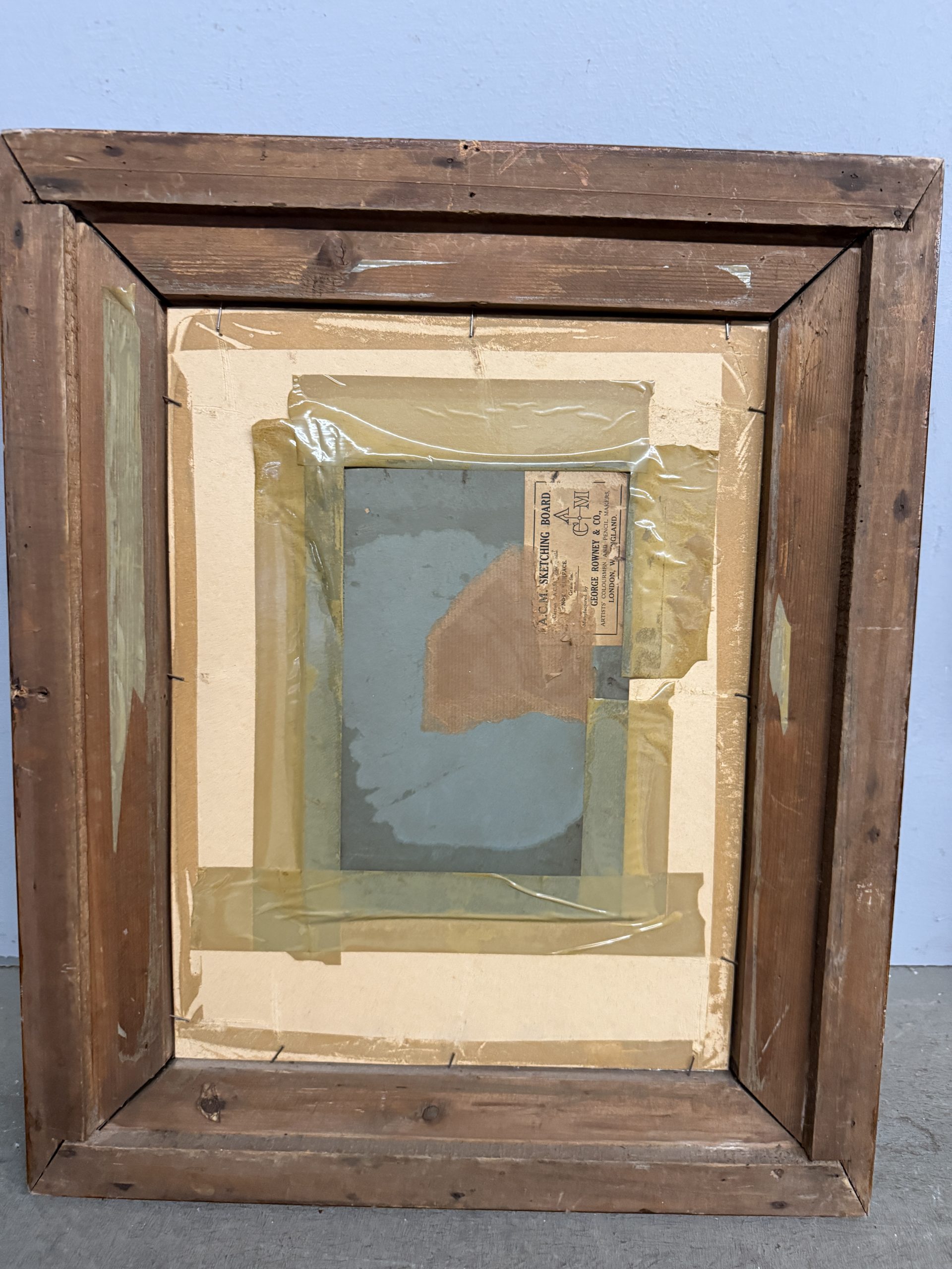 Antico acquarello Biggs 1918 raffigurante personaggio, 25x16cm - immagine 16