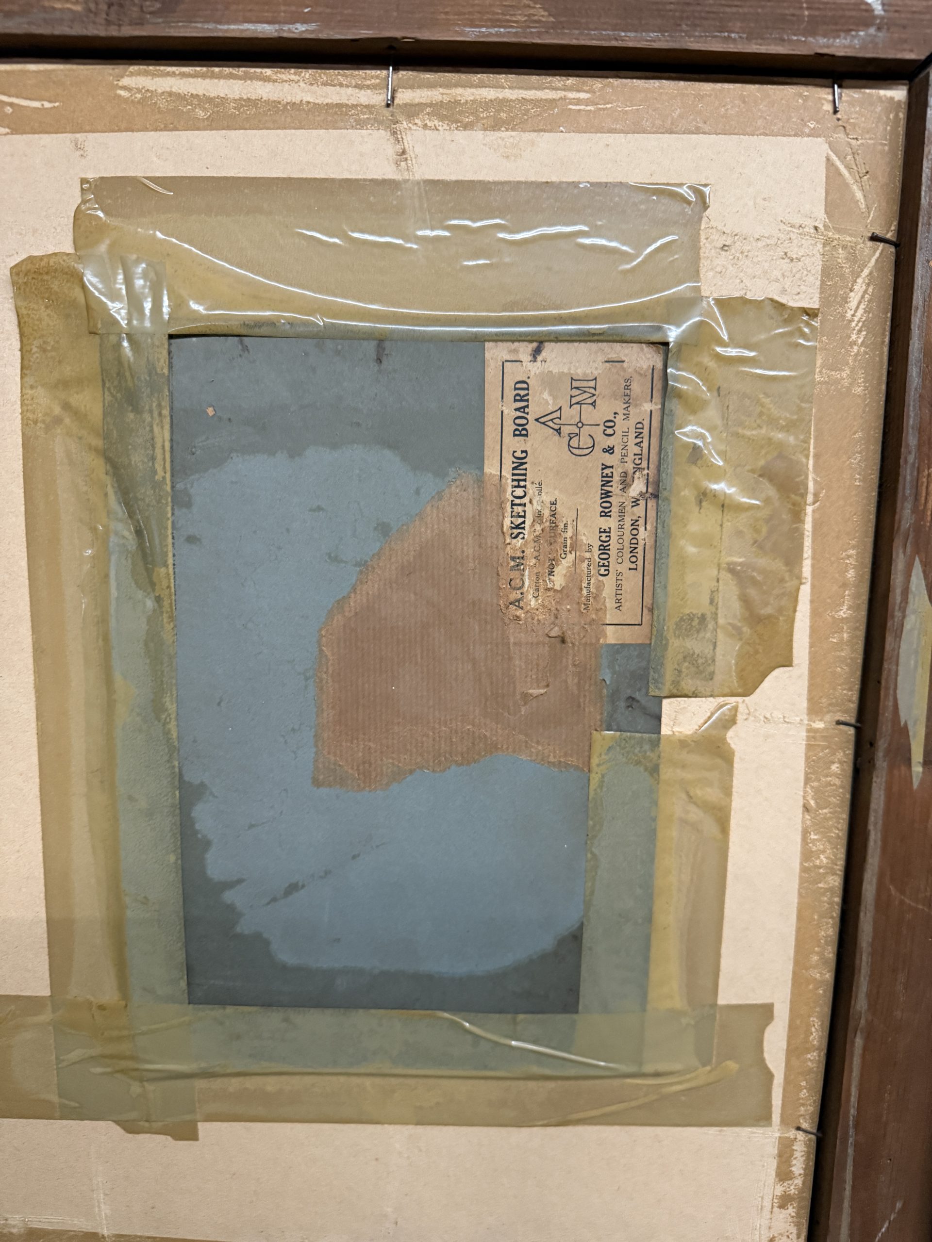 Antico acquarello Biggs 1918 raffigurante personaggio, 25x16cm - immagine 17
