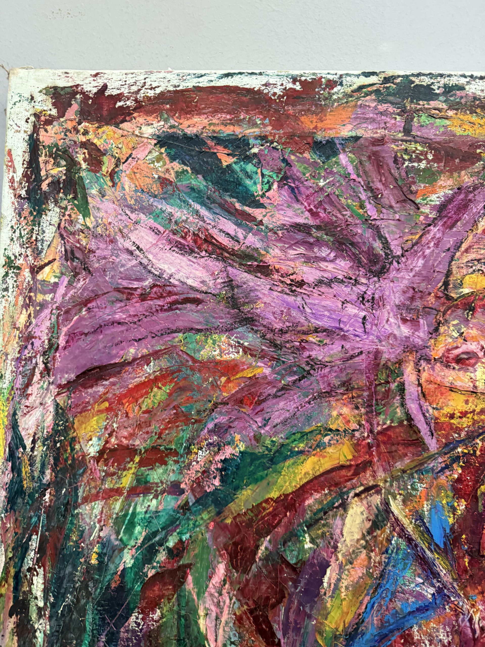 Olio su tela arte contemporanea Gianfranco Zaccagnino "Viaggio nell'inconscio" 99x74cm - immagine 8