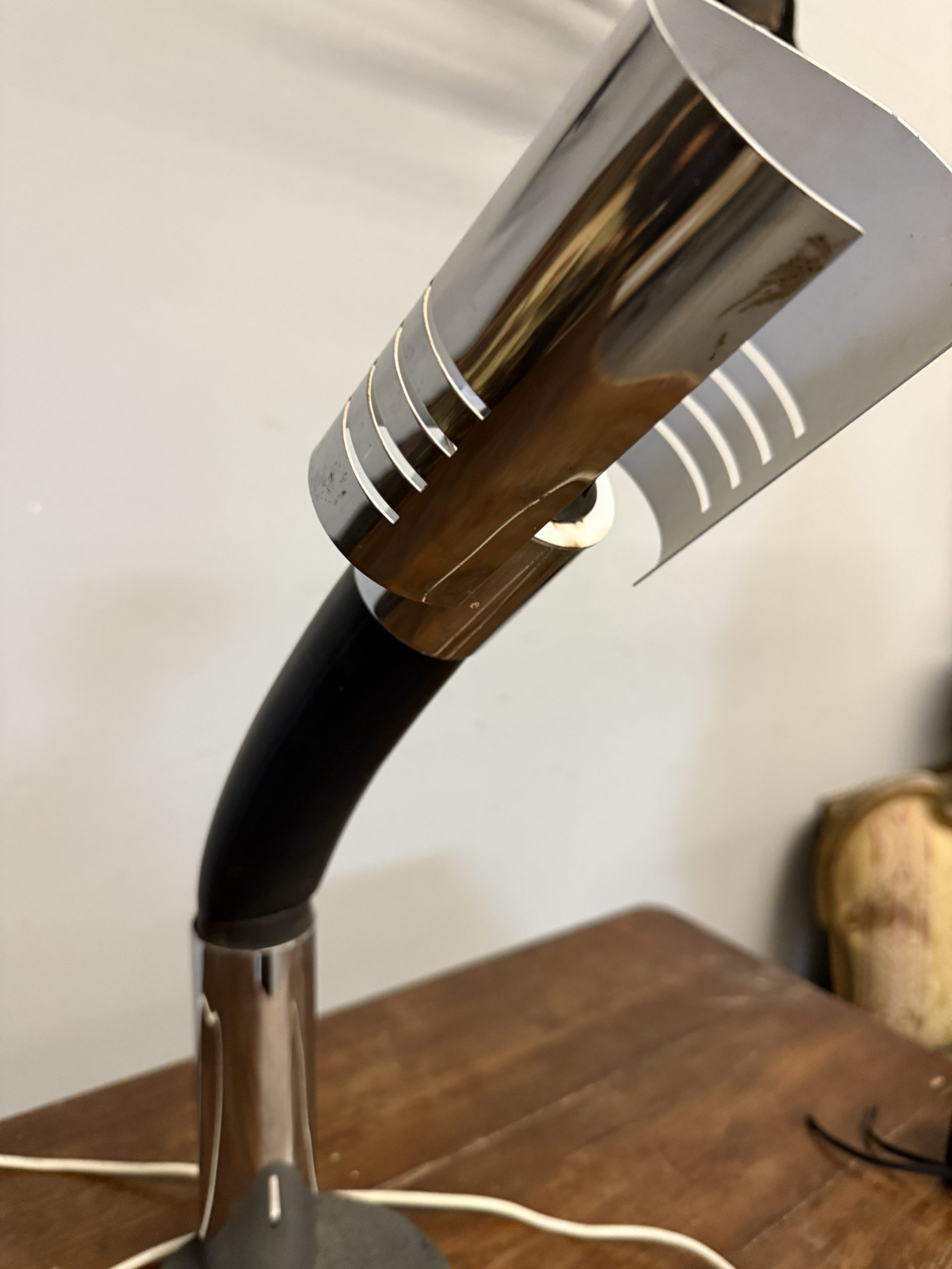 Lampada da tavolo regolabile anni '70 Bellini per Targetti Sankey, 50x16cm - immagine 6