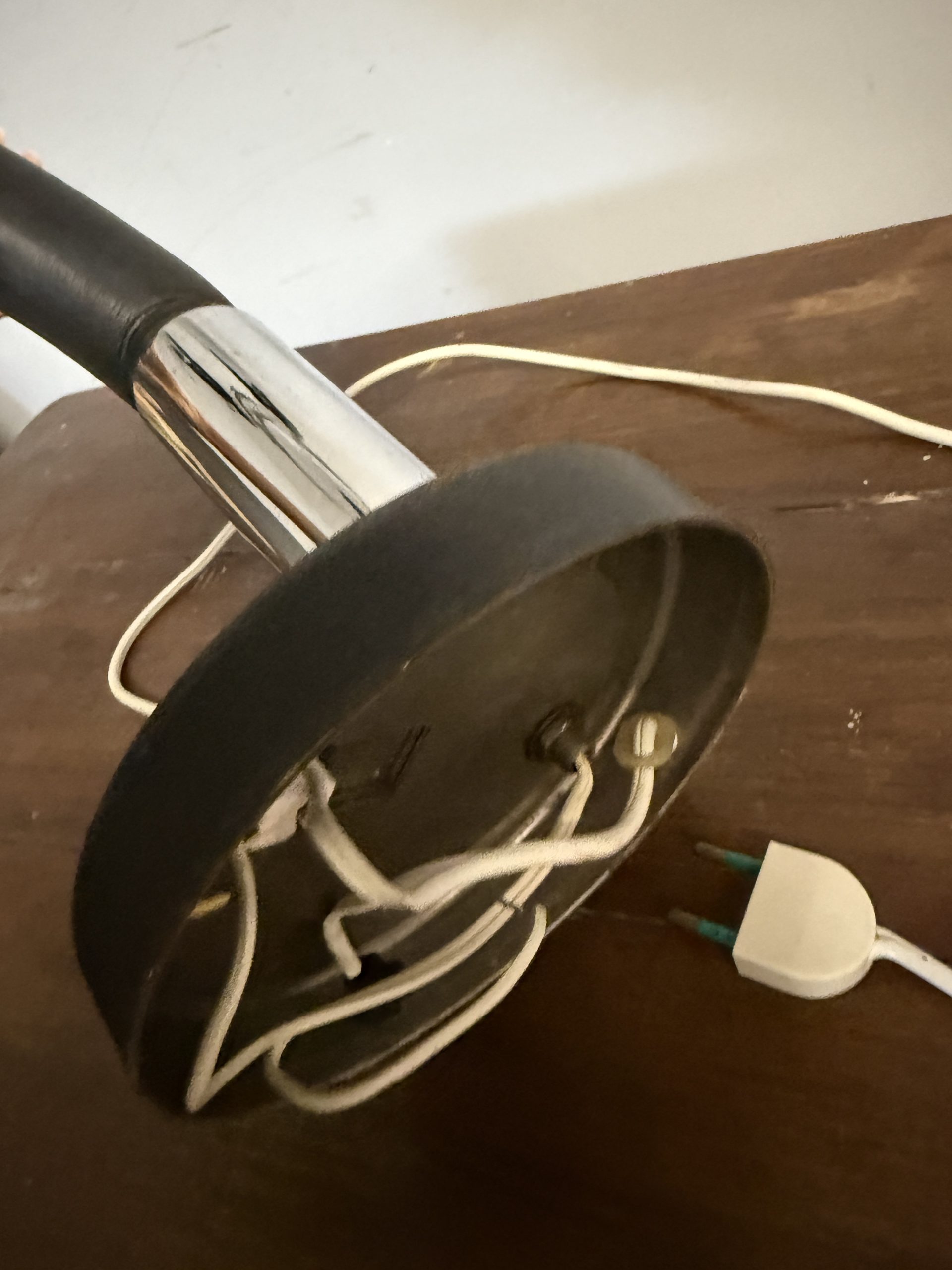 Lampada da tavolo regolabile anni '70 Bellini per Targetti Sankey, 50x16cm - immagine 10