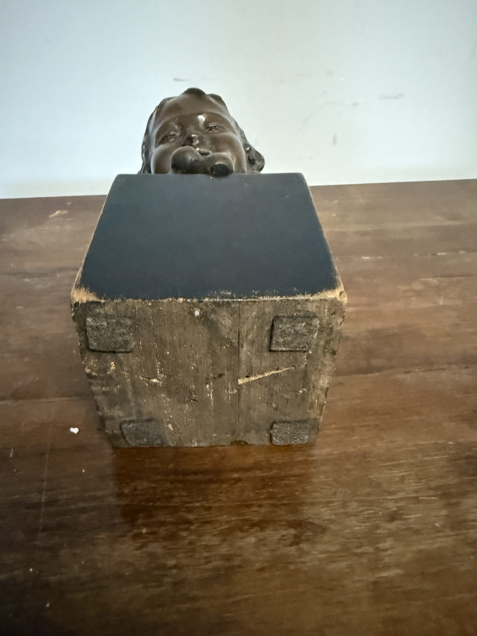 Antica scultura in bronzo volto di bambino. Lionello Balestrieri. (Cetona 1872-1958), fine XIXsec - immagine 12