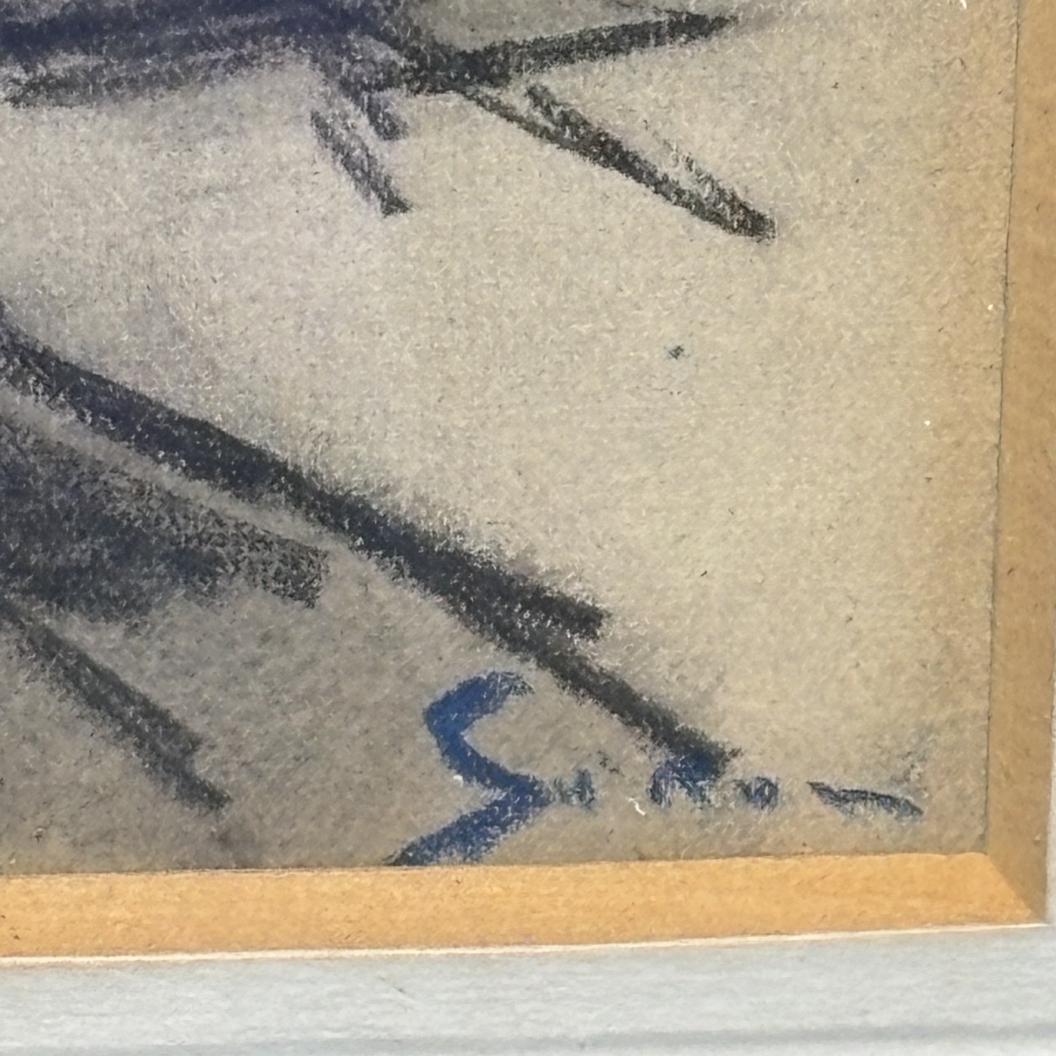Mario Sironi .” La riunione “. Grafite e acquerello su Carta . cm 28 x cm 24 - immagine 6