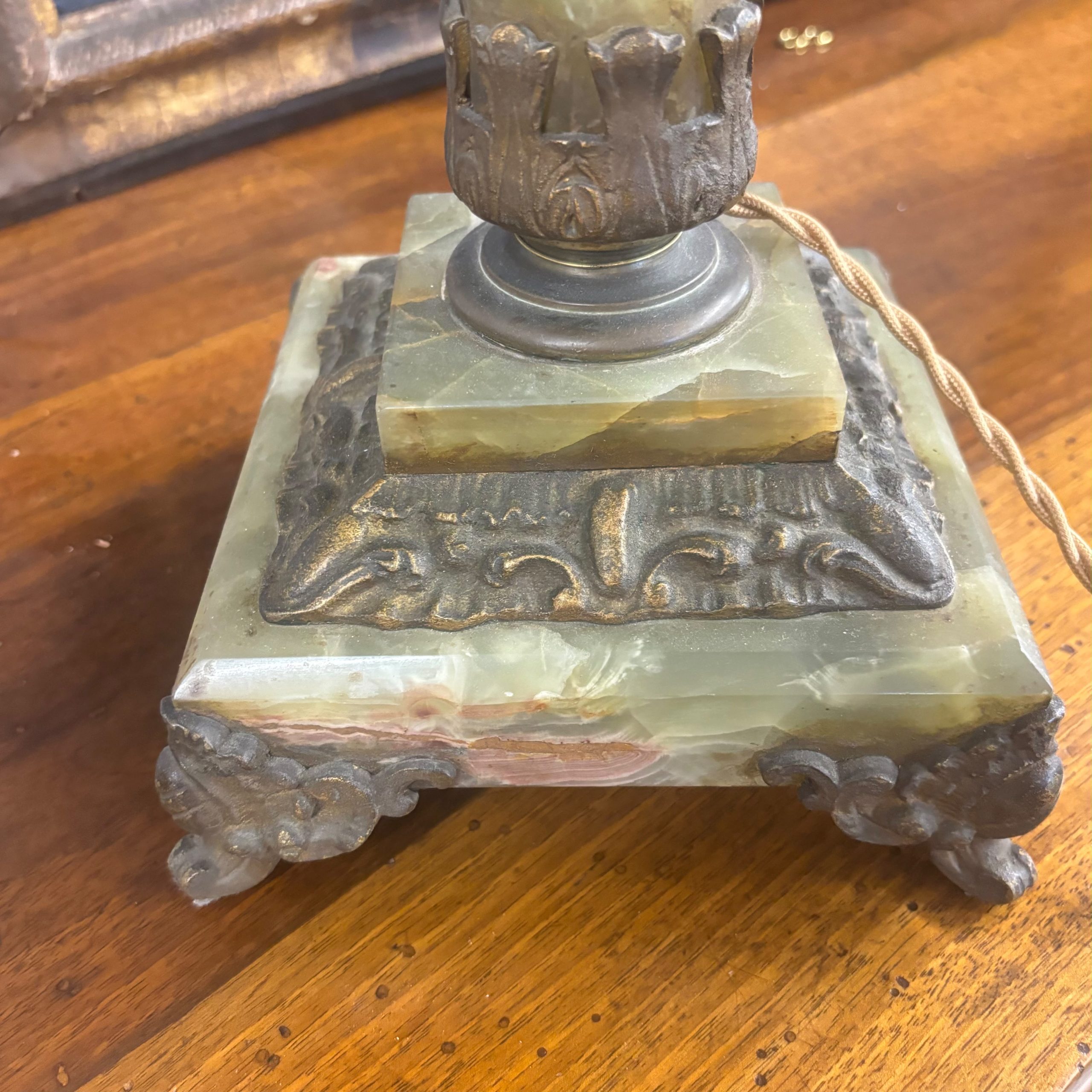 Vecchia scultura cinese in pietra saponaria raffigurante Shou Lao 26x12cm - immagine 5