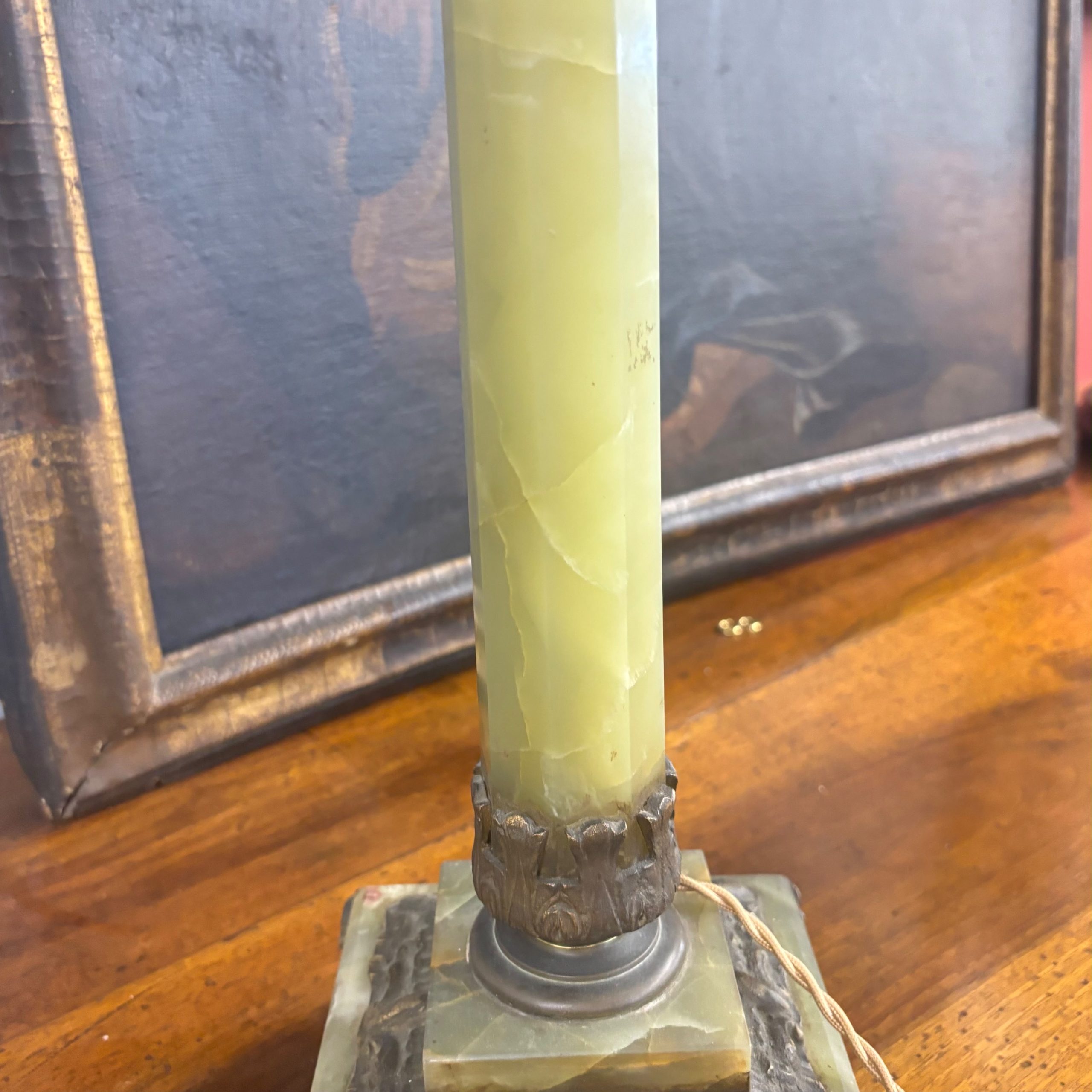 Bellissima lampada antica a petrolio vittoriana, XIX sec, 96x31cm - immagine 6