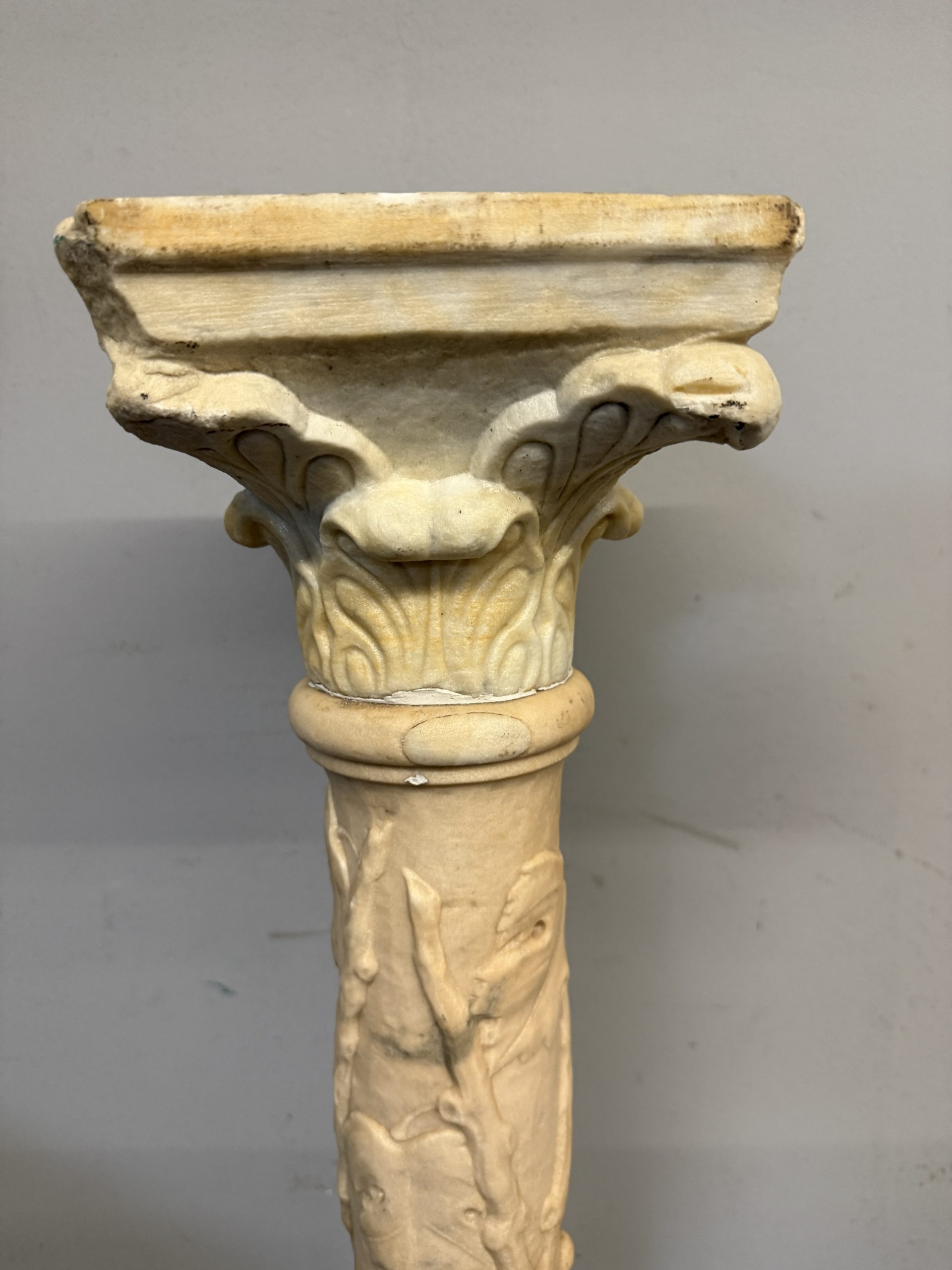 Antica colonna in marmo liberty '900, 120x40cm - immagine 3