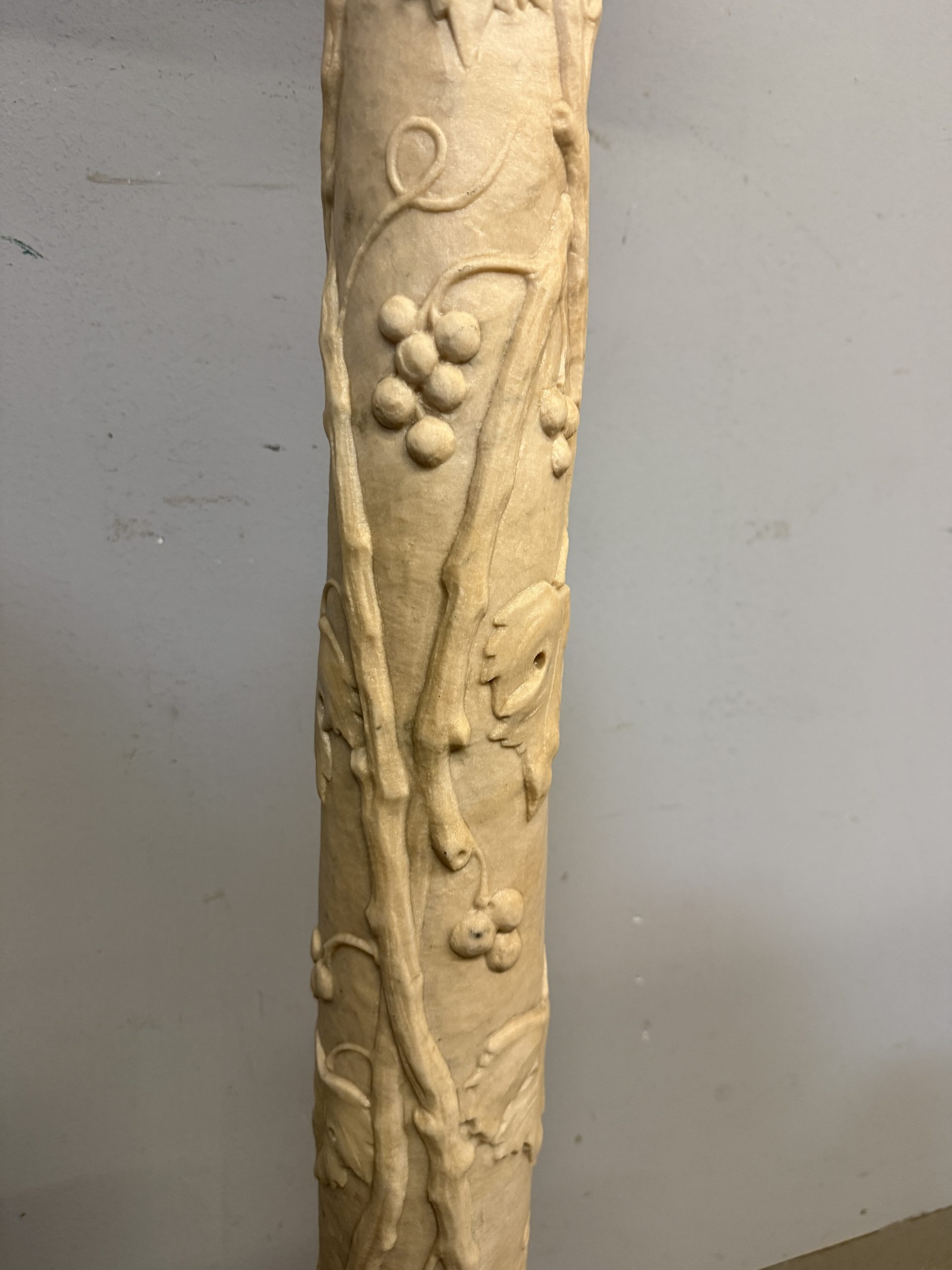 Antica colonna in marmo liberty '900, 120x40cm - immagine 10