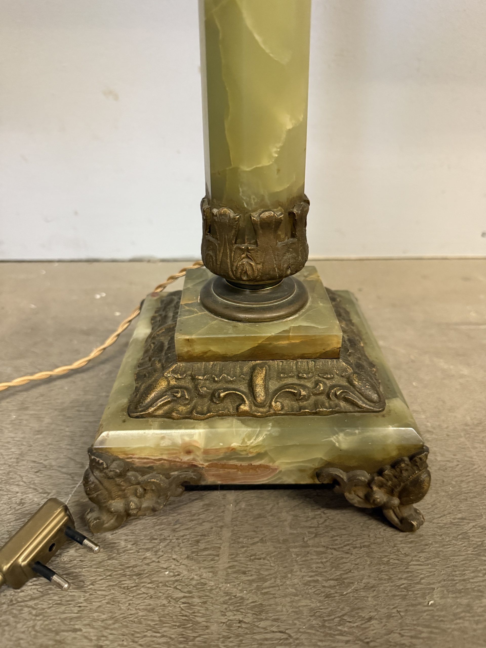 Bellissima lampada antica a petrolio vittoriana, XIX sec, 96x31cm - immagine 18