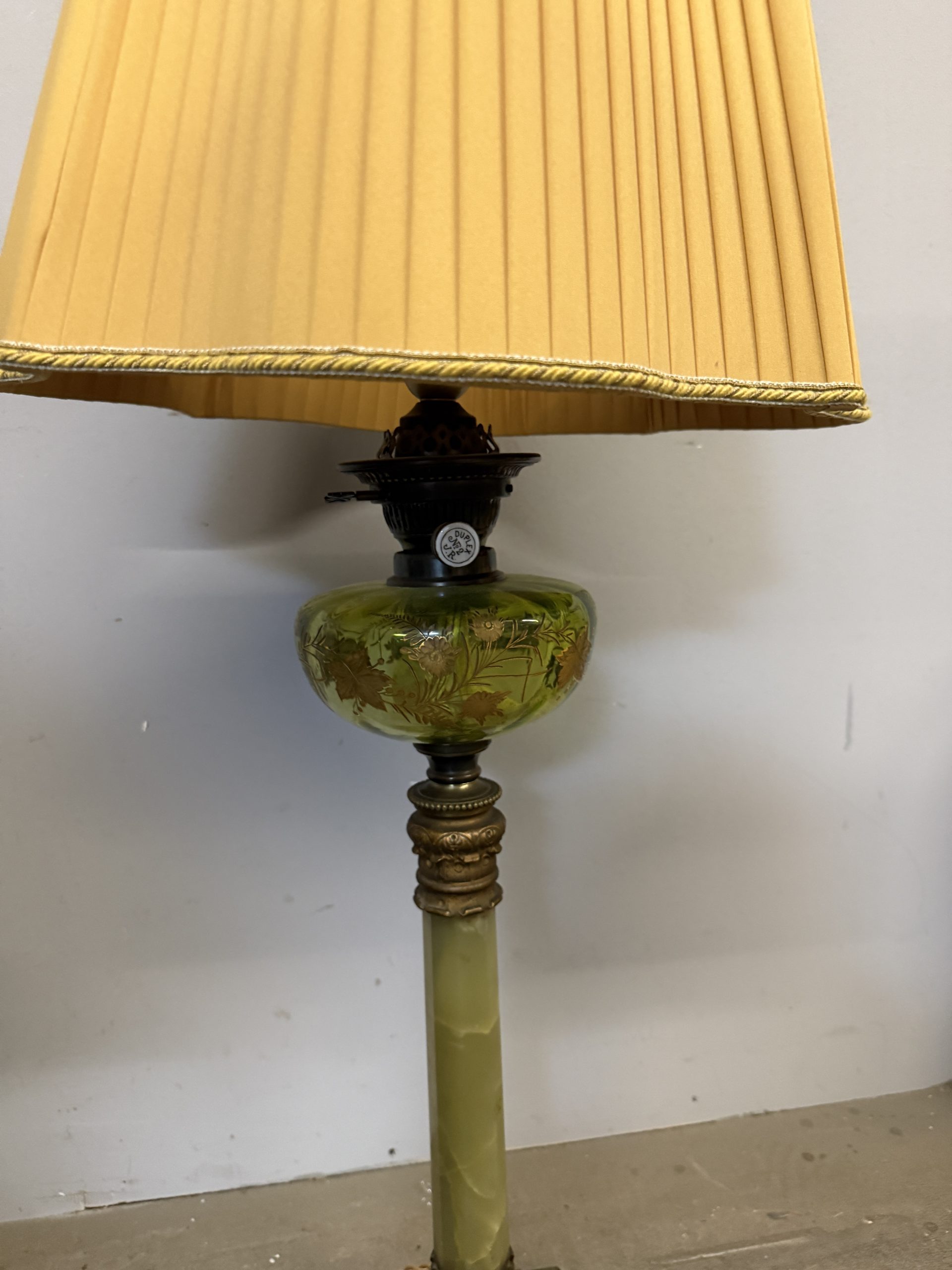 Bellissima lampada antica a petrolio vittoriana, XIX sec, 96x31cm - immagine 20