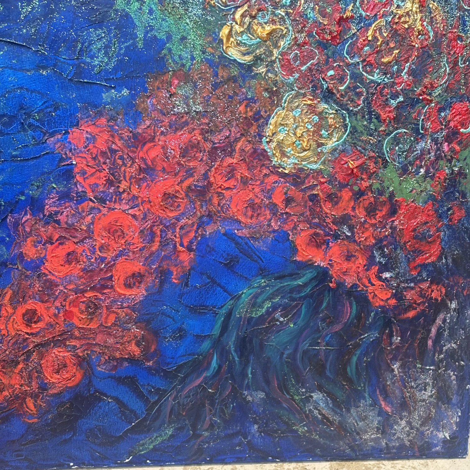 Gianfranco Zaccagnino (ROMA) Olio su tela “ Madre Natura “ 2020 mis 120 x cm 80 , Arte moderna e contemporanea . - immagine 5