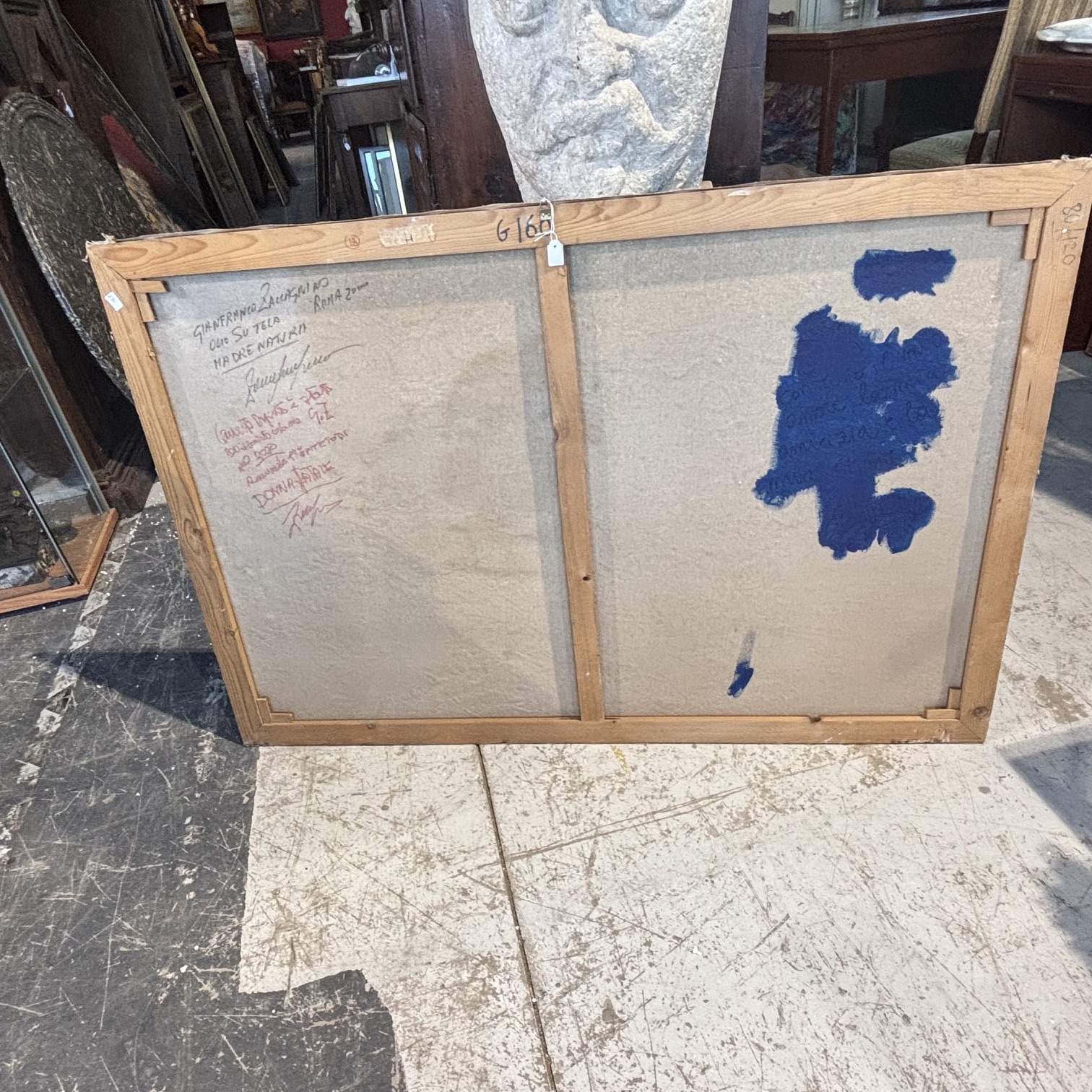 Gianfranco Zaccagnino (ROMA) Olio su tela “ Madre Natura “ 2020 mis 120 x cm 80 , Arte moderna e contemporanea . - immagine 12