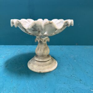 Alzata centrotavola in marmo XIX sec, 20x24cm