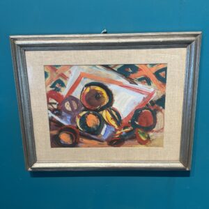 Luigi Spazzapan olio e tempera su cartone 1935 Natura morta. Mis 67,50 x55