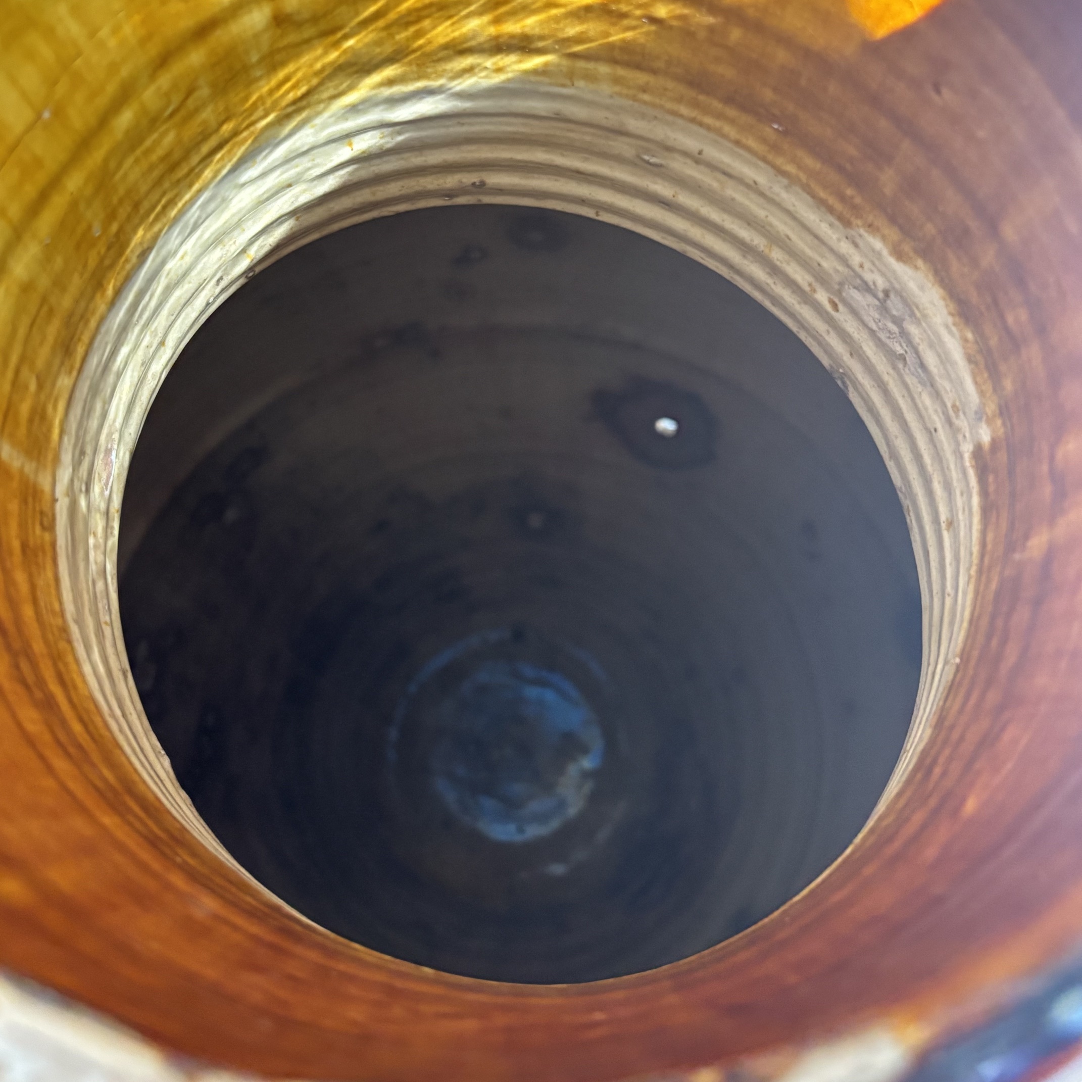 o grande vaso da giardino orcio Capasone Pugliese XIX sec . H cm 96 - immagine 10