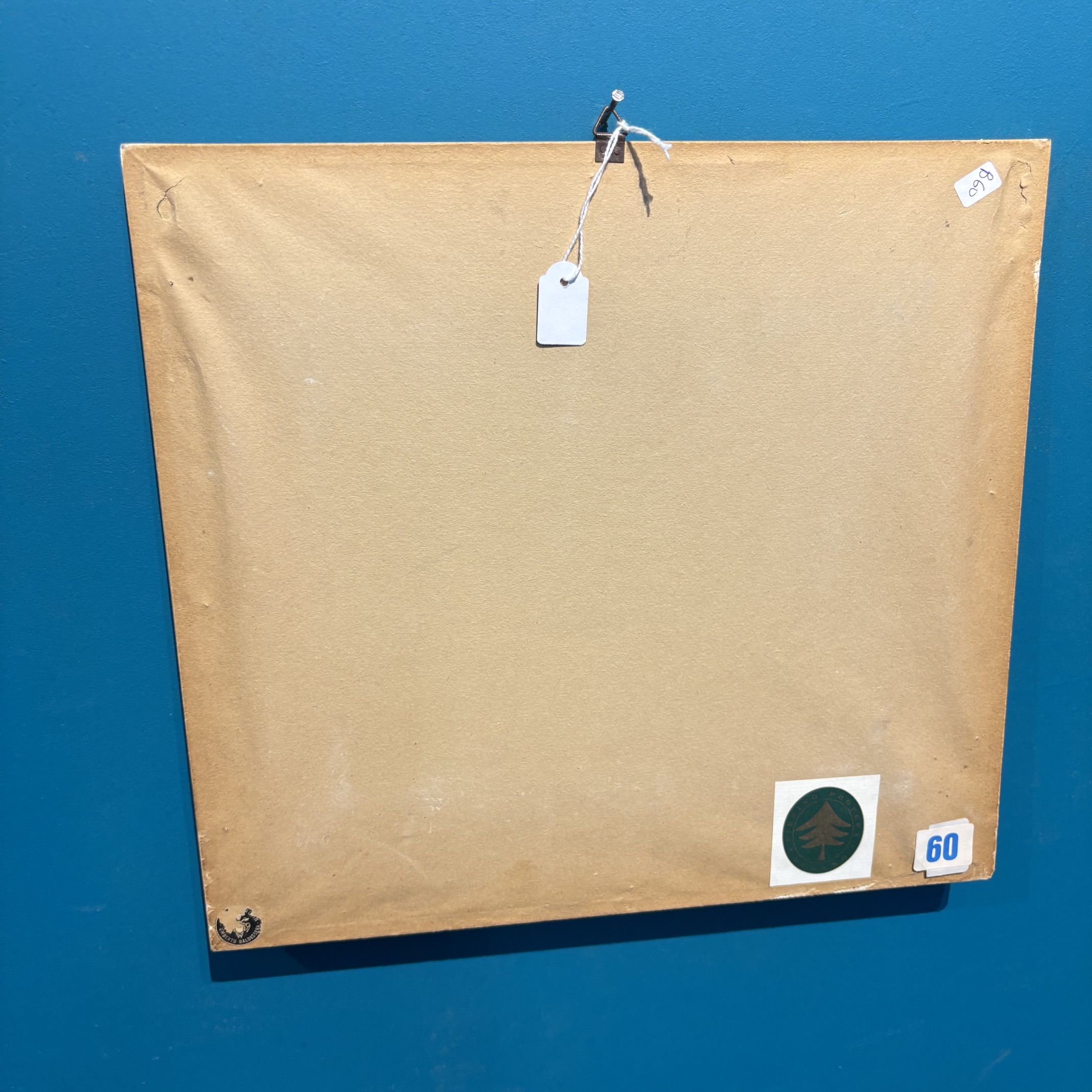 Mino Maccari . Acquerello su Carta Mis 21 x 18,50 . “ Lo scherzo “Uomo con Donna - immagine 8