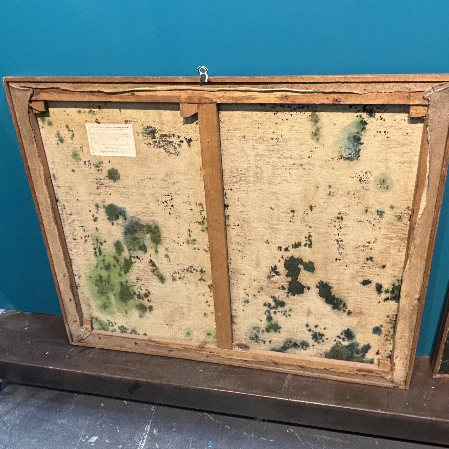 Coppia di dipinti olio su tela opera di Gaetano Alibrandi 1961. Arte moderna e contemporanea Mis 104 x 82 - immagine 11