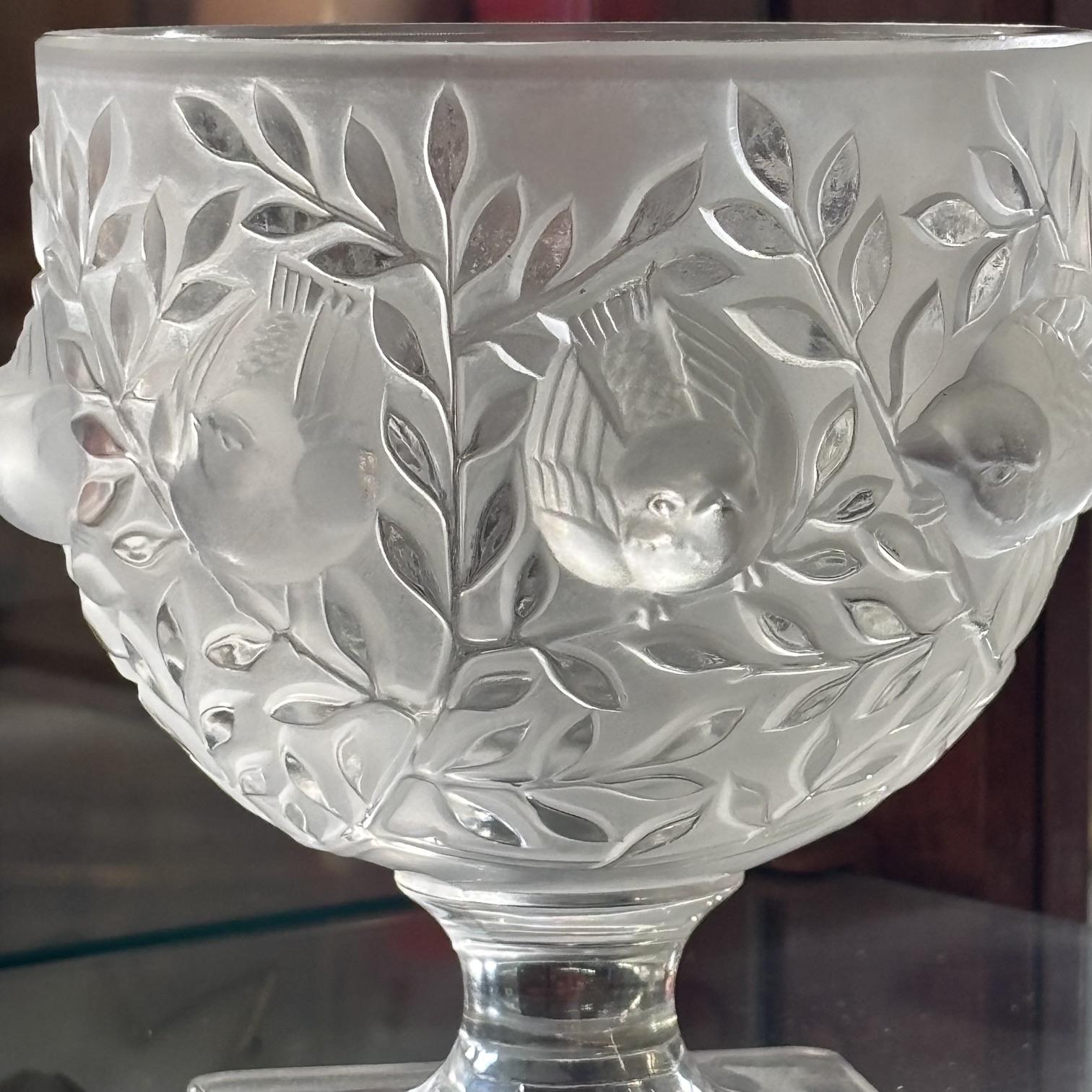Lalique coppa centrotavola Elisabeth in cristallo. 1960 - immagine 2