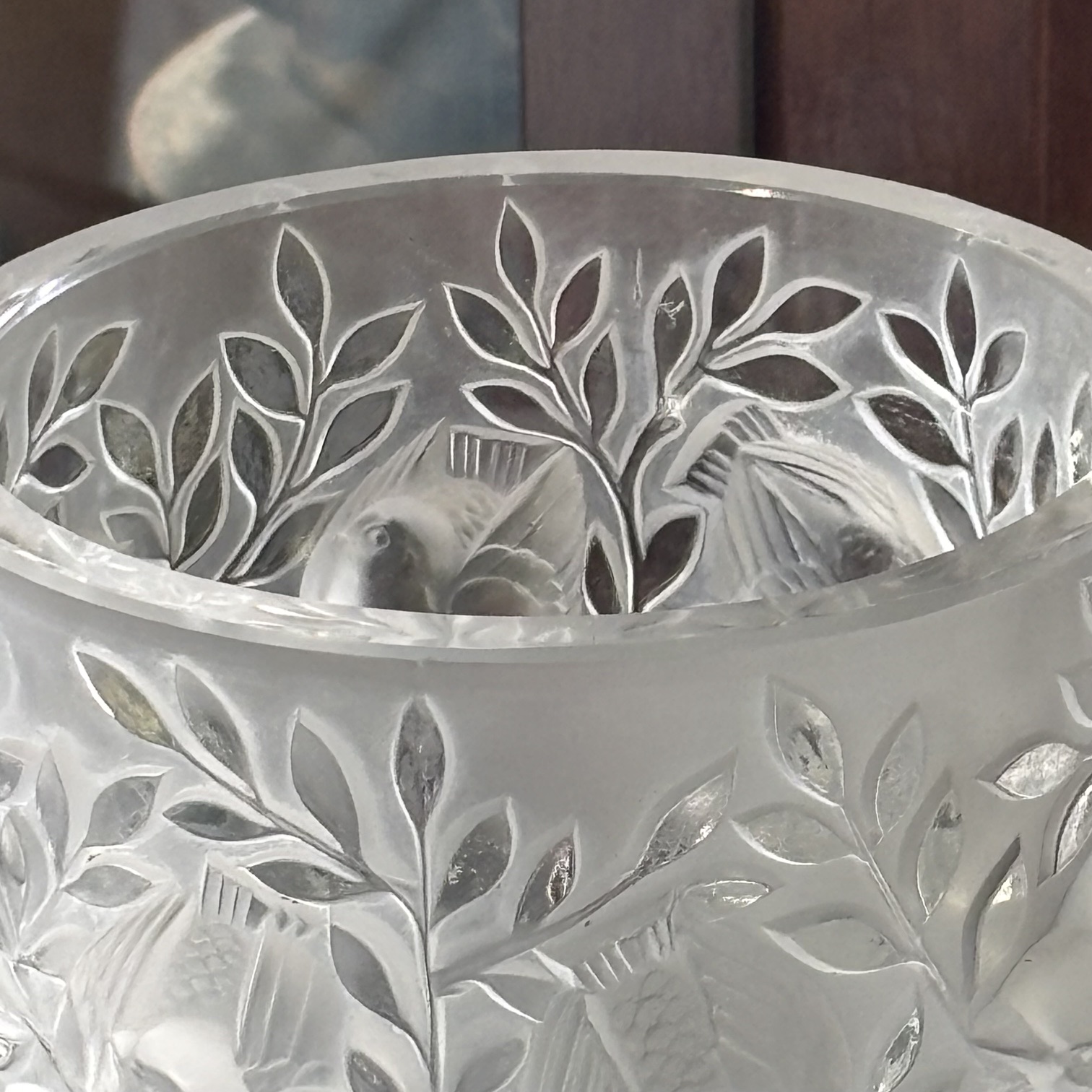 Lalique coppa centrotavola Elisabeth in cristallo. 1960 - immagine 4