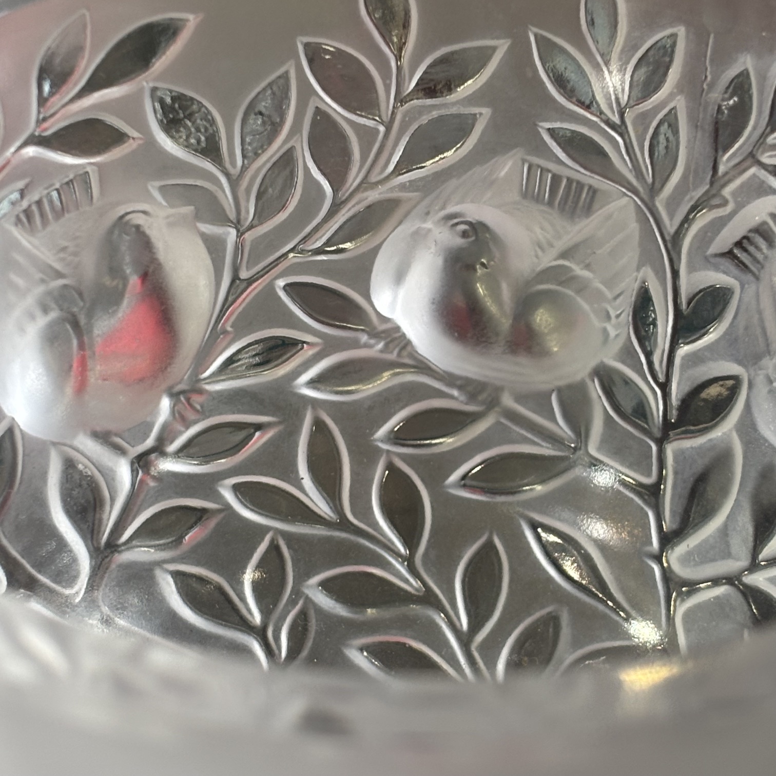 Lalique coppa centrotavola Elisabeth in cristallo. 1960 - immagine 6