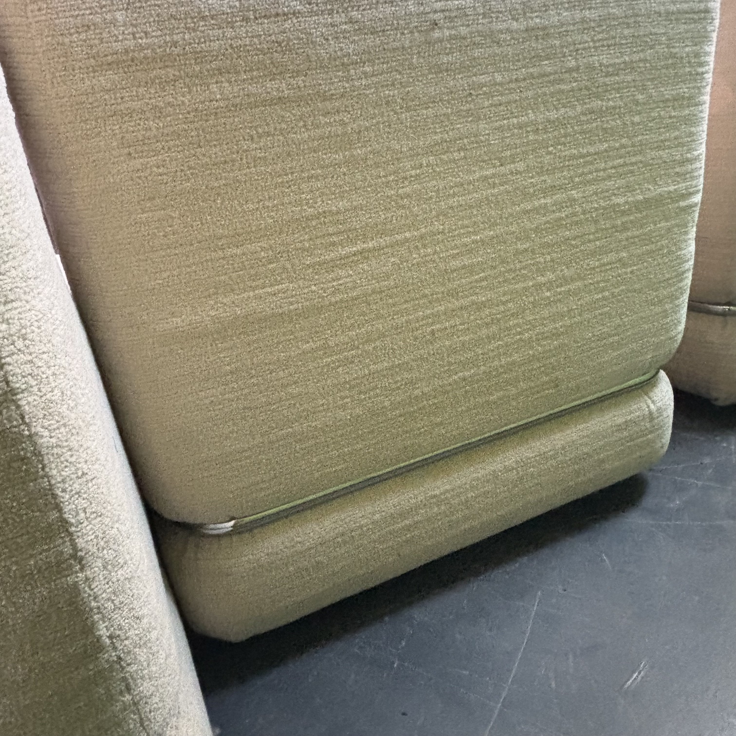 Divano modulare con tre poltrone. Space age modulare anni 70. Mis L cm210 prof 85 - immagine 9