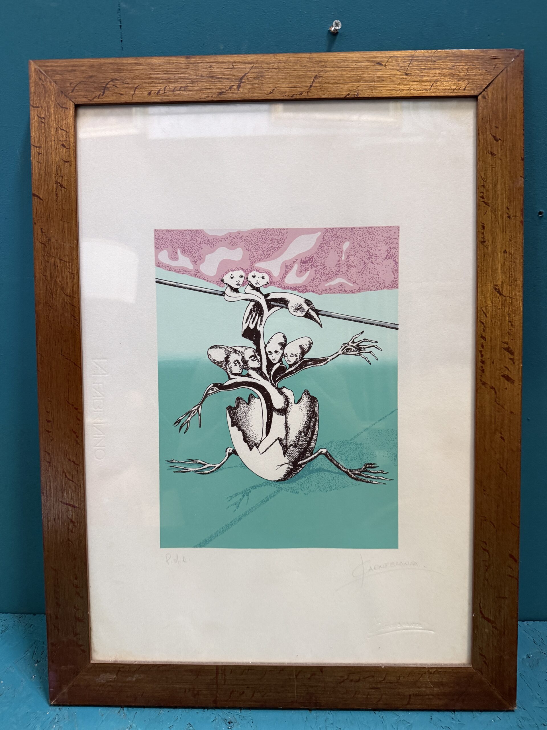 Litografia Prova d'autore, Enzo Carnebianca, 56x43cm - immagine 2